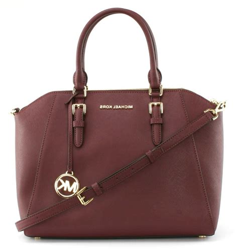 michael kors ciara large top zip leather satchel|Michael Kors Women's Ciara .